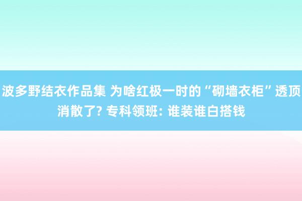 波多野结衣作品集 为啥红极一时的“砌墙衣柜”透顶消散了? 专科领班: 谁装谁白搭钱