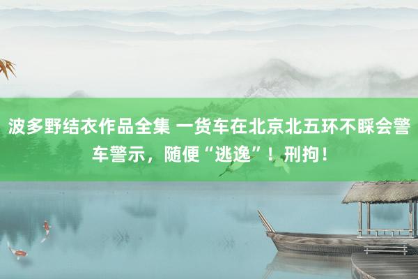 波多野结衣作品全集 一货车在北京北五环不睬会警车警示，随便“