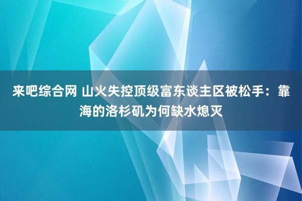 来吧综合网 山火失控顶级富东谈主区被松手：靠海的洛杉矶为何缺水熄灭